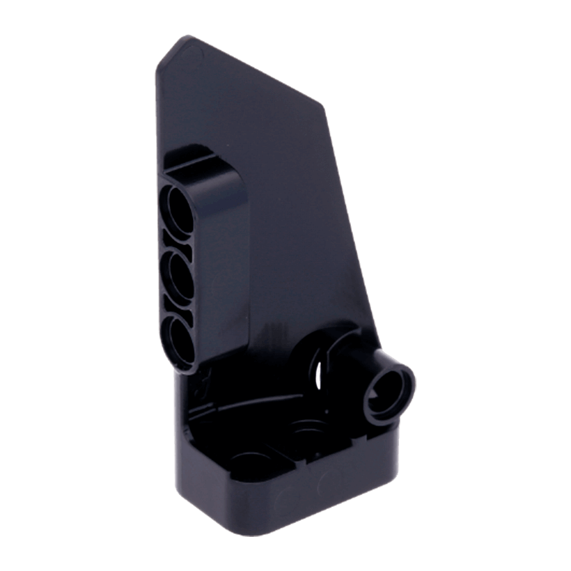 Technic 4шт Lego Панель Скошена #3 Small Smooth Long Side A 64683 4541924 Black Б/У - Retromagaz