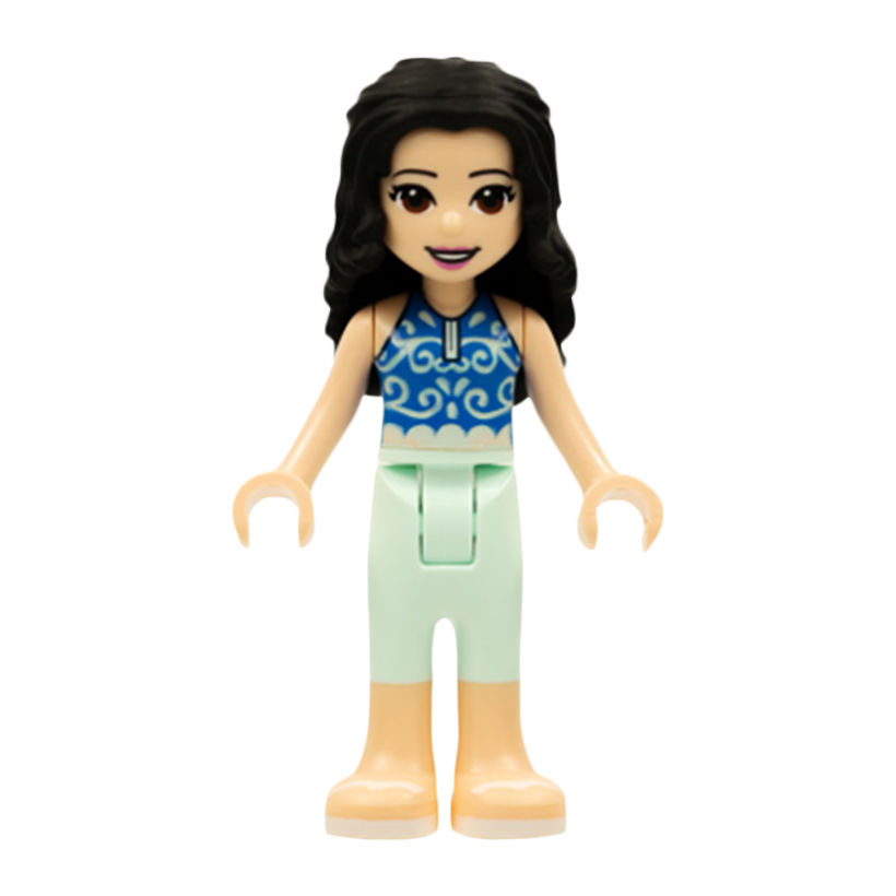 Фигурка Lego Girl Emma Light Aqua Trousers Friends frnd382a 1 Б/У - Retromagaz