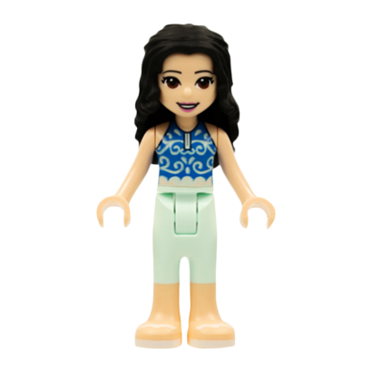 Фігурка Lego Girl Emma Light Aqua Trousers Friends frnd382a 1 Б/У - Retromagaz