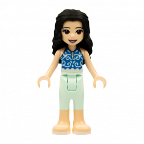Фігурка Lego Girl Emma Light Aqua Trousers Friends frnd382a 1 Б/У