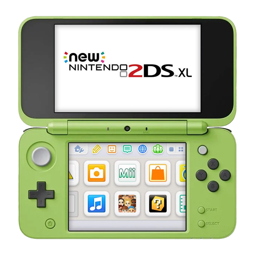 Консоль Nintendo 2DS XL New Minecraft - Creeper Limited Edition Модифікована 32GB Green + 10 Вбудованих Ігор Б/У - Retromagaz