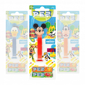Цукерки Жувальні PEZ Mickey And Friends в Асортименті 2 Pieces з Іграшкою 17g - Retromagaz