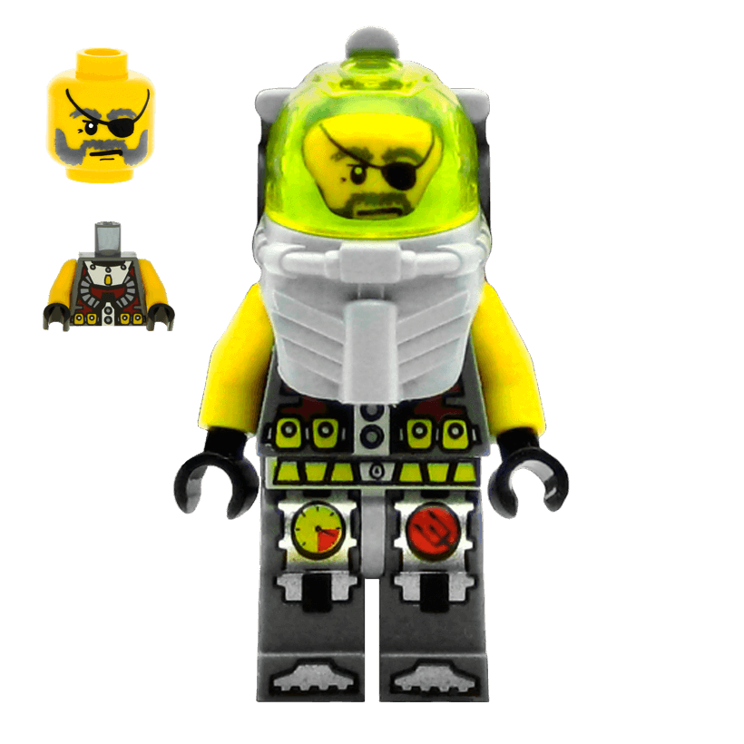 Фігурка Lego Atlantis 973pb0799 Ace Speedman Adventure atl024 2 Б/У - Retromagaz