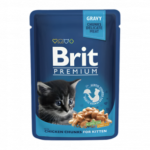 Влажный Корм Brit Premium Курица для Кошек 100g - Retromagaz