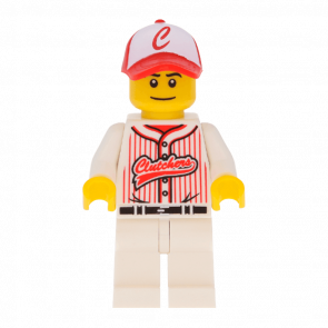 Фигурка Lego Series 3 Baseball Player Collectible Minifigures col047 Б/У - Retromagaz