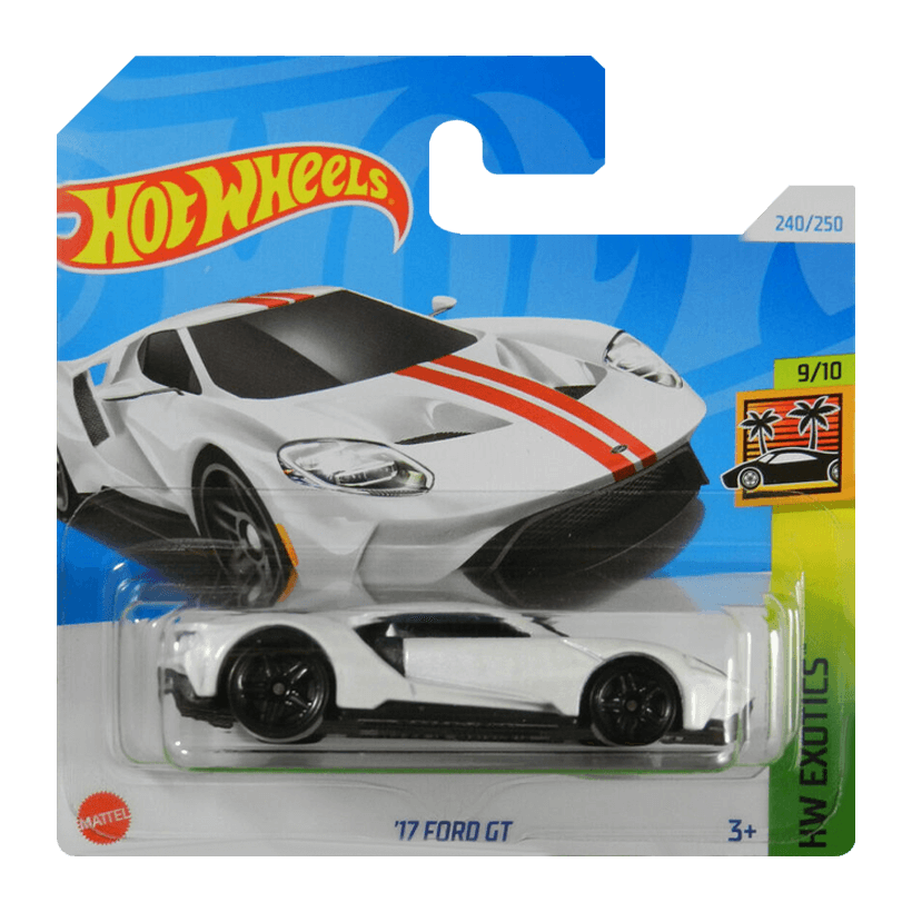 Машинка Базовая Hot Wheels '17 Ford GT Exotics 1:64 HTC26 White - Retromagaz