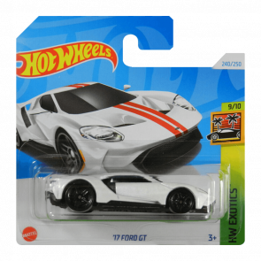 Машинка Базовая Hot Wheels '17 Ford GT Exotics 1:64 HTC26 White - Retromagaz