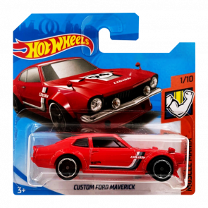 Машинка Базовая Hot Wheels Custom Ford Maverick Muscle Mania 1:64 FYD05 Red - Retromagaz