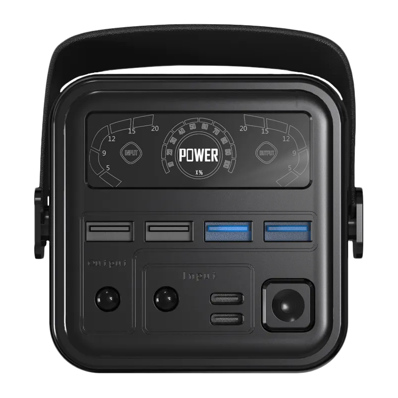 Портативный Аккумулятор Power Bank O2 Project FC 3.0 + PD 3.0 Black 60000 mAh 65 W - Retromagaz