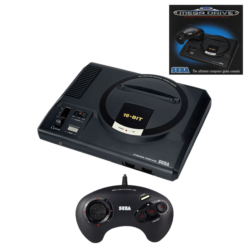 Консоль Sega Mega Drive 1 16xx-xx с Разъемом EXT Europe Black + Игра + Документация + Коробка Б/У - Retromagaz