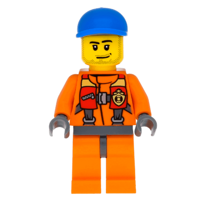 Фігурка Lego 973pb1437 Rescuer City Coast Guard cty0409 Б/У - Retromagaz