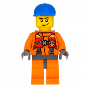 Фигурка Lego 973pb1437 Rescuer City Coast Guard cty0409 Б/У