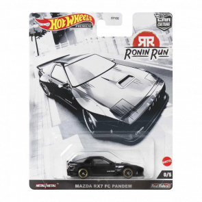 Машинка Premium Hot Wheels Mazda RX7 FC Pandem Chase AutoStrasse 1:64 HCK20 Black - Retromagaz