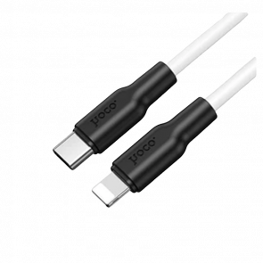 Кабель Hoco X21 Plus 3A 20W USB Type-C - Lightning White 1m - Retromagaz