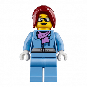 Фигурка Lego People 973pb0962 Winter Vacationer Female City twn317 1 Б/У