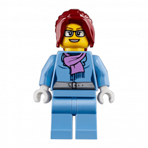 Фігурка Lego People 973pb0962 Winter Vacationer Female City twn317 1 Б/У - Retromagaz