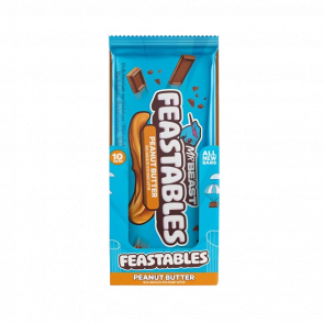 Набір Батончик 10шт MrBeast Feastables Peanut Butter King Size 60g Набір Батончик 10шт MrBeast Feastables Peanut Butter King Size 60g - Retromagaz