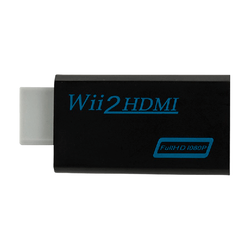 Адаптер RMC Wii Converter HDMI 1.4 + Jack 3.5 - AV Multi Out Black Новый - Retromagaz