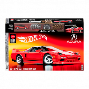 Конструктор Hot Wheels Brick Shop Acura NSX 876 деталей JFT17 Red