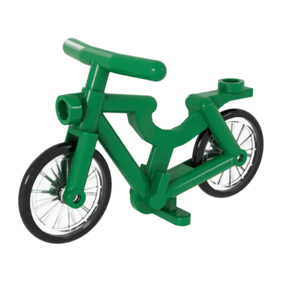 Транспорт Lego 1-Piece Wheels Велосипед 4719c02 4592277 4622574 6163986 Green Б/У - Retromagaz