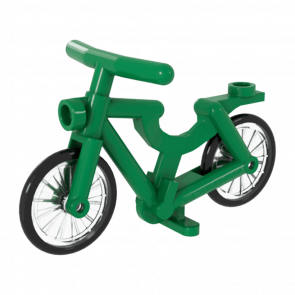 Транспорт Lego 1-Piece Wheels Велосипед 4719c02 4592277 4622574 6163986 Green Б/У - Retromagaz