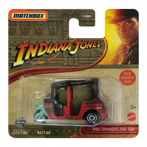 Машинка Большой Город Matchbox Tangiers Tuk Tuk Indiana Jones Roadtrip 1:64 HVL03/HVN31 Red