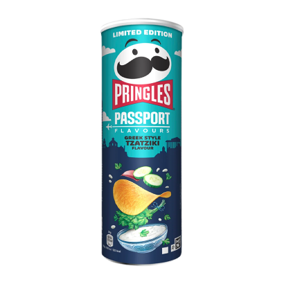 Чипсы Pringles Passport Flavours Greek Style Tzatziki 165g - Retromagaz