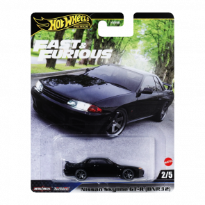 Машинка Premium Hot Wheels Nissan Skyline GT-R (BNR32) Fast & Furious 1:64 JBL97 Black Машинка Premium Hot Wheels Nissan Skyline GT-R (BNR32) Fast & Furious 1:64 JBL97 Black - Retromagaz