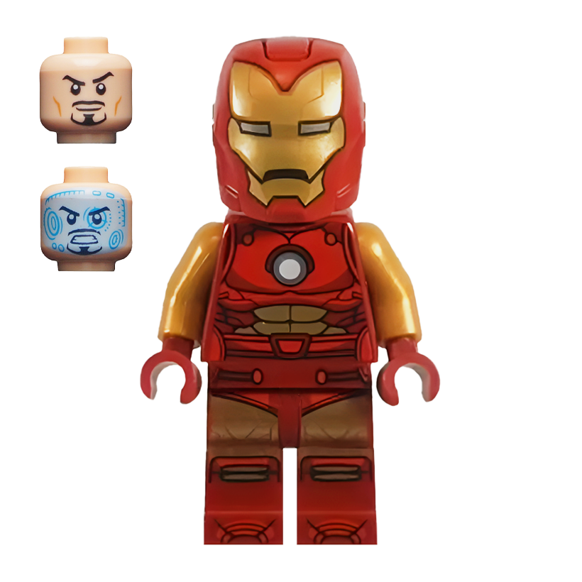 Фігурка Lego Marvel Iron Man Dark Red Gold Armor Super Heroes sh1008 Б/У - Retromagaz