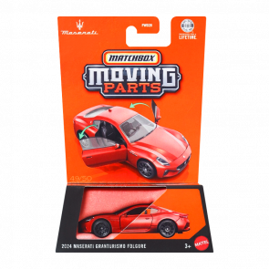 Тематична Машинка Matchbox 2024 Maserati GranTurismo Folgore Moving Parts 1:64 JHV68 Red - Retromagaz