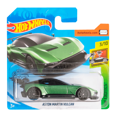 Машинка Базовая Hot Wheels Aston Martin Vulcan Exotics 1:64 FYB45 Green - Retromagaz
