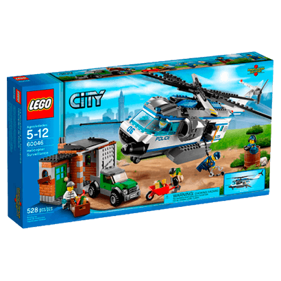 LEGO Конструктор City Патрульний Вертоліт 60046 - Retromagaz