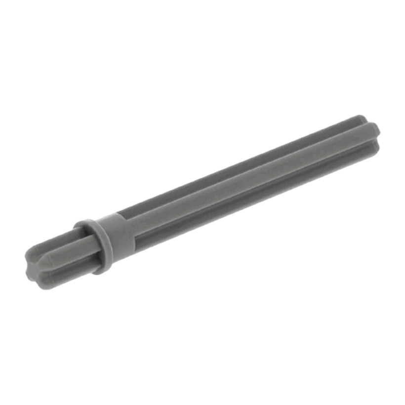 Technic 20шт Lego Вісь with Stop 5.5L 32209 59426 4263624 4508553 Dark Bluish Grey Б/У - Retromagaz