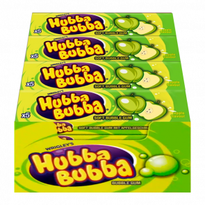 Набір Жувальна Гумка 20шт Hubba Bubba Apple 35g - Retromagaz