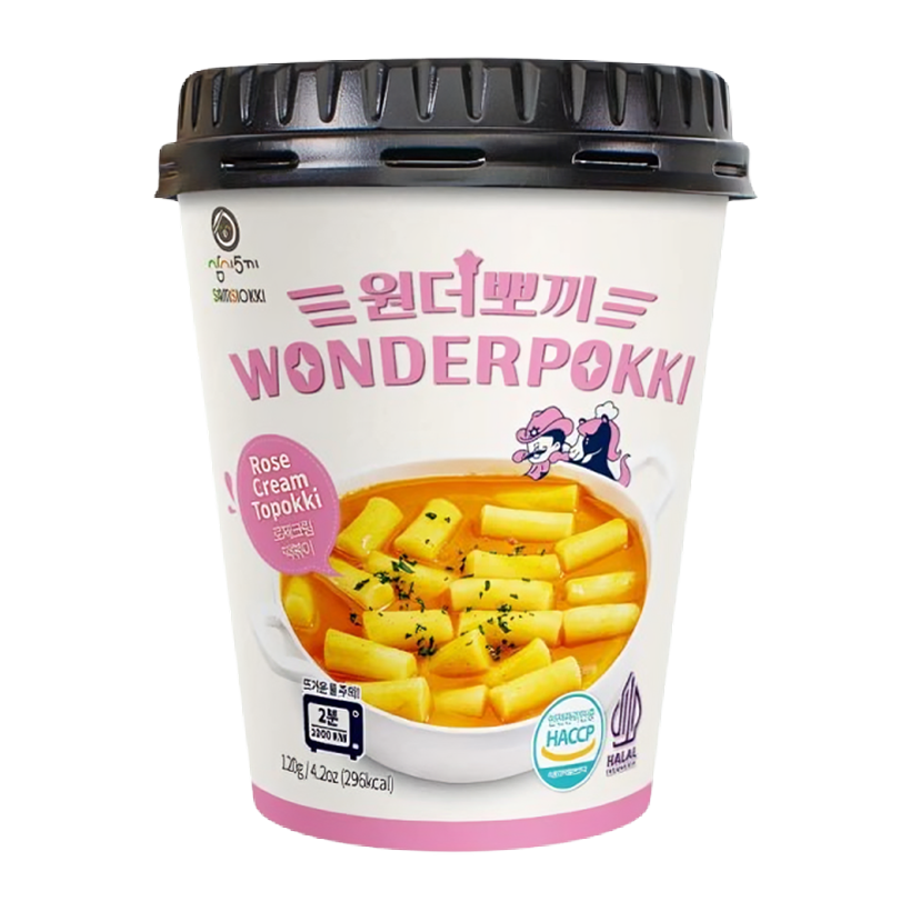 Токпокі Wonderpokki Кремовые Розе в Стакане 120g - Retromagaz