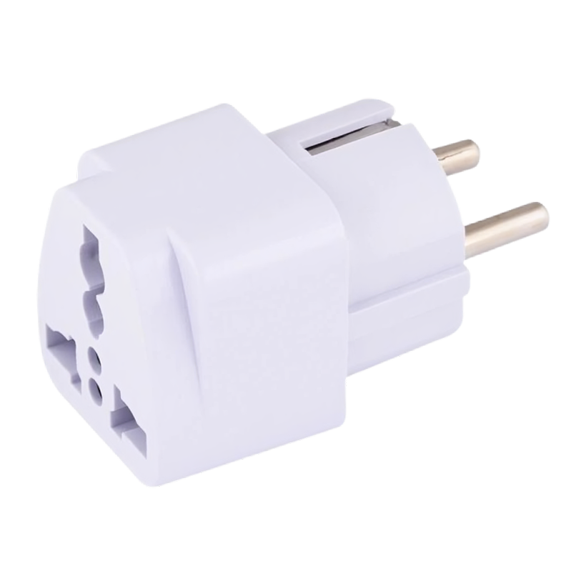 Адаптер ArmorStandart На Євророзетку EU Plug - US Plug White - Retromagaz