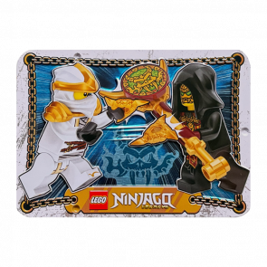 Конструктор Lego Фігурка Zane vs. Loyalist Leader Metal Box Ninjago L0002216 njo1024 njo1003 Новий - Retromagaz