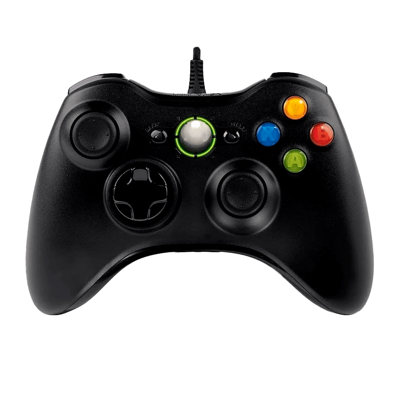 Геймпад Дротовий RMC Xbox 360 USB PC Black 2m Б/У - Retromagaz