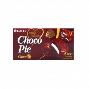 Тістечка Lotte Чокопай Какао Choco Pie (6 Тістечок) 168g - Retromagaz