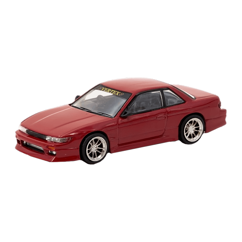 Машинка Premium Tarmac Works VERTEX Nissan Silvia S13 GLOBAL64 1:64 Red - Retromagaz