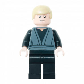 Фигурка Lego Luke Skywalker Dark Bluish Grey Robe Star Wars Джедай sw0395 Б/У
