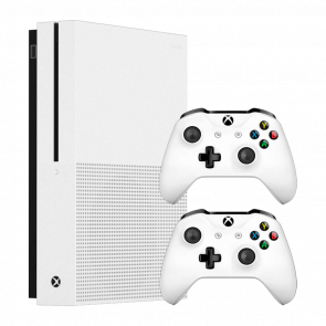 Набор Консоль Microsoft Xbox One S 500GB White Б/У + Геймпад Беспроводной Version 2 2шт Набор Консоль Microsoft Xbox One S 500GB White Б/У + Геймпад Беспроводной Version 2 2шт - Retromagaz