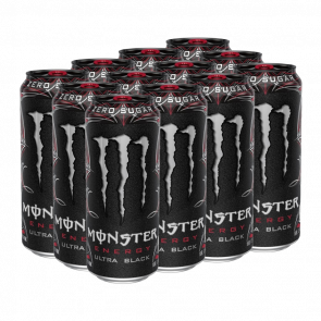 Набор Напиток Энергетический 12шт Monster Energy Black Zero Sugar 500ml Набор Напиток Энергетический 12шт Monster Energy Black Zero Sugar 500ml - Retromagaz