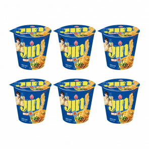 Набір Локшина 6шт Ottogi Jin Ramen у Стаканчику Середньогостра 65g Набір Локшина 6шт Ottogi Jin Ramen у Стаканчику Середньогостра 65g - Retromagaz
