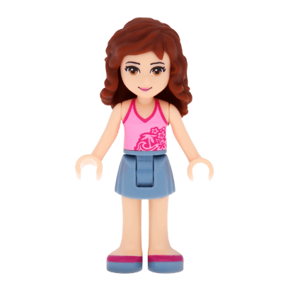 Фігурка Lego Olivia Sand Blue Skirt Friends Girl frnd079 Б/У - Retromagaz