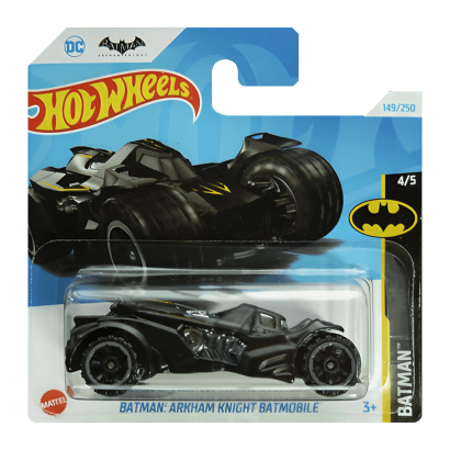 Машинка Базова Hot Wheels Batman: Arkham Knight Batmobile Batman 1:64 HTB22 Black - Retromagaz