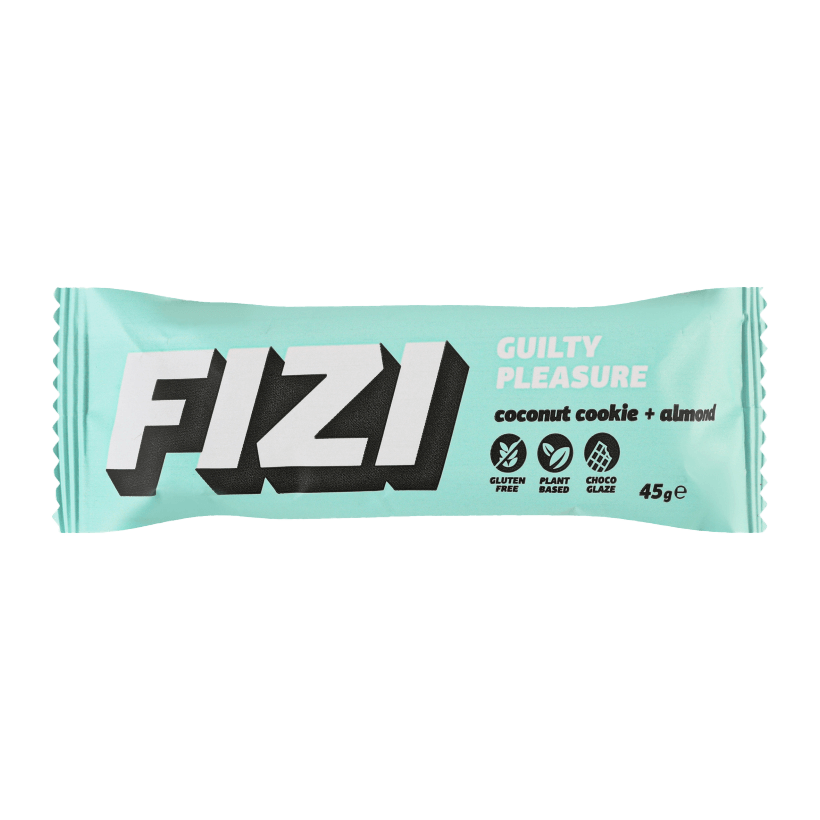 Батончик Fizi Шоколадный Guilty Pleasure Coconut Cookie & Almond 45g - Retromagaz