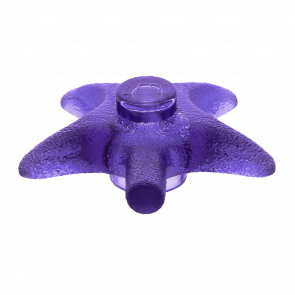 Фигурка Lego Starfish Sea Star Animals Вода x112 33122 1 4239123 6056460 Trans-Purple Б/У