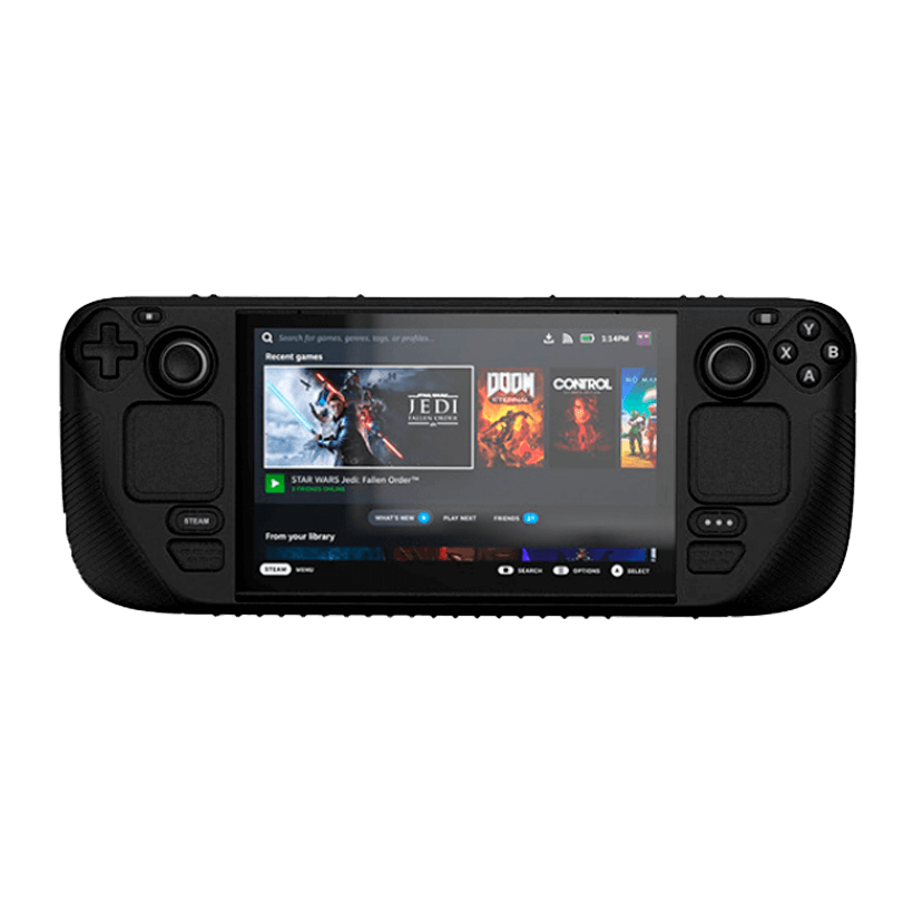 Чехол Силиконовый PgTech Steam Deck Cover Black Новый - Retromagaz