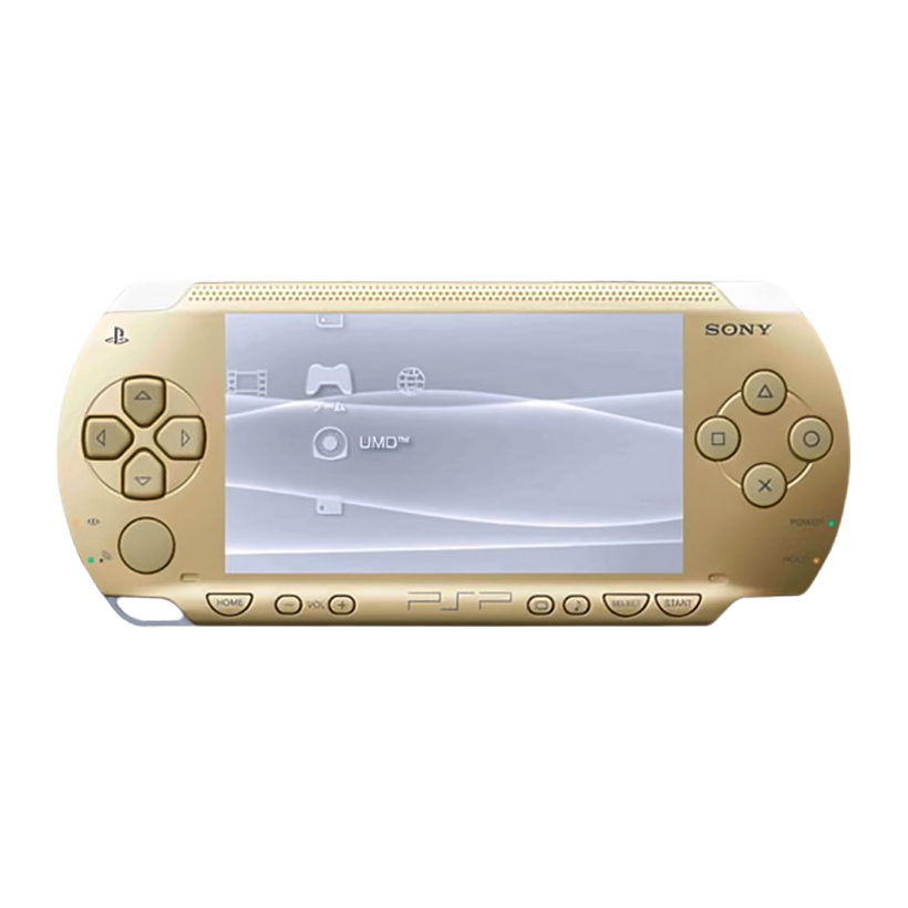 Консоль Sony PlayStation Portable PSP-1ххх Модифікована 32GB Gold Б/У - Retromagaz